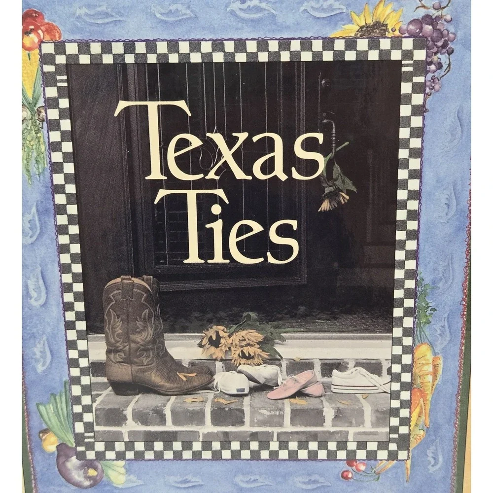 TEXAS TIES Cookbook, Junior‎ League of North Harris County SPRING TX (1997) GUC